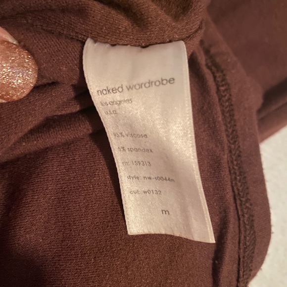 Naked Wardrobe Chocolate hourglass long skirt - Picture 7 of 7